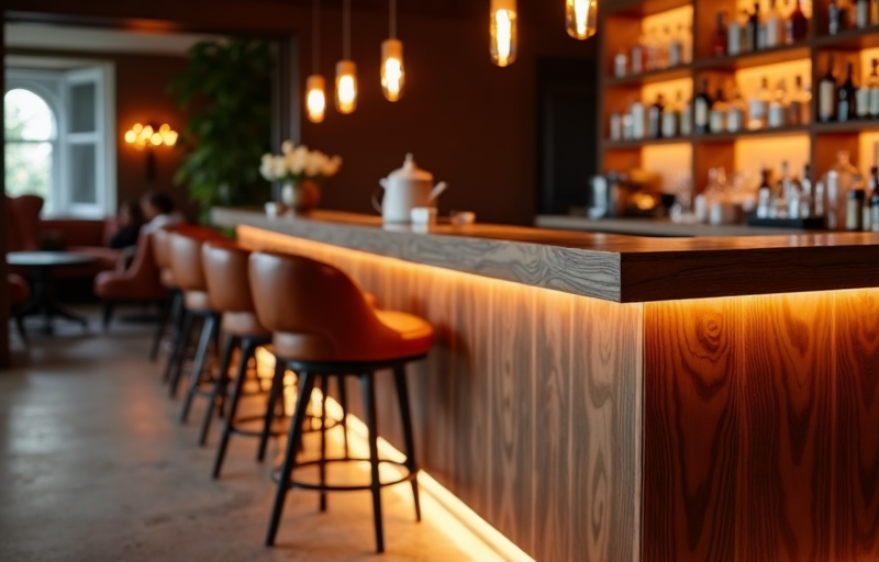 Habillage mobilier - Comptoir commercial